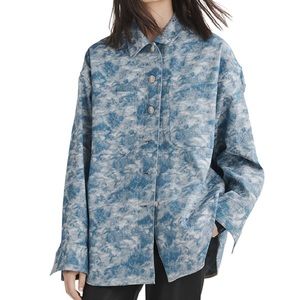 RAG & BONE NWT Lory Shirt Jacket patterned Shacket Size Small